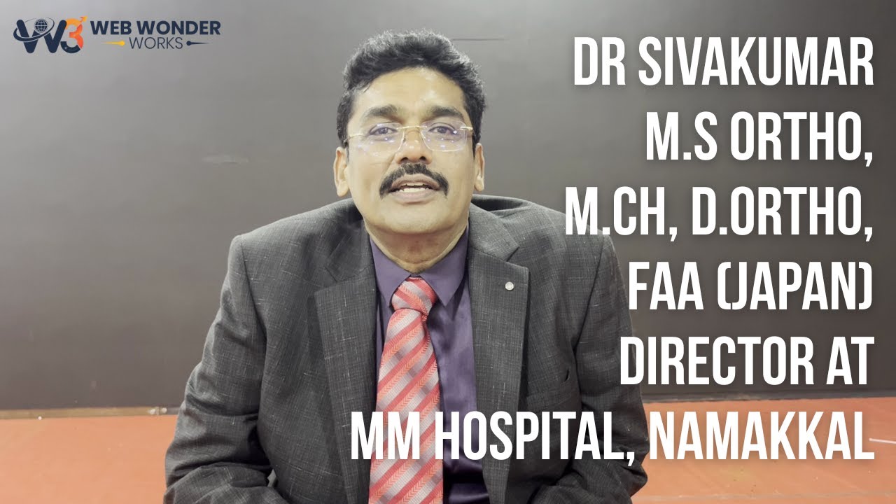 Video thumbnail: Video testimonial from Dr. Sivakumar, MM Hospital